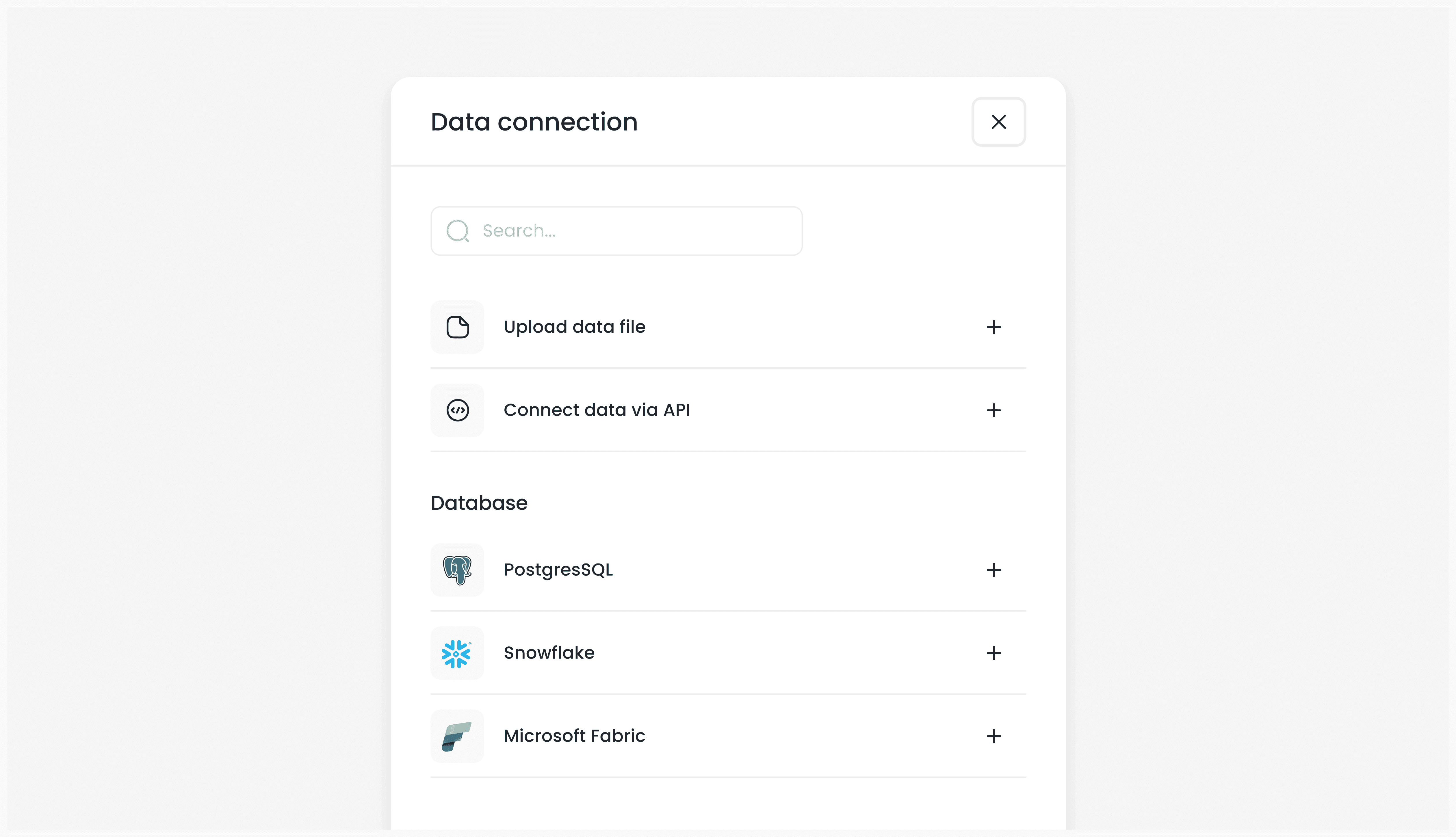 Connect your data
